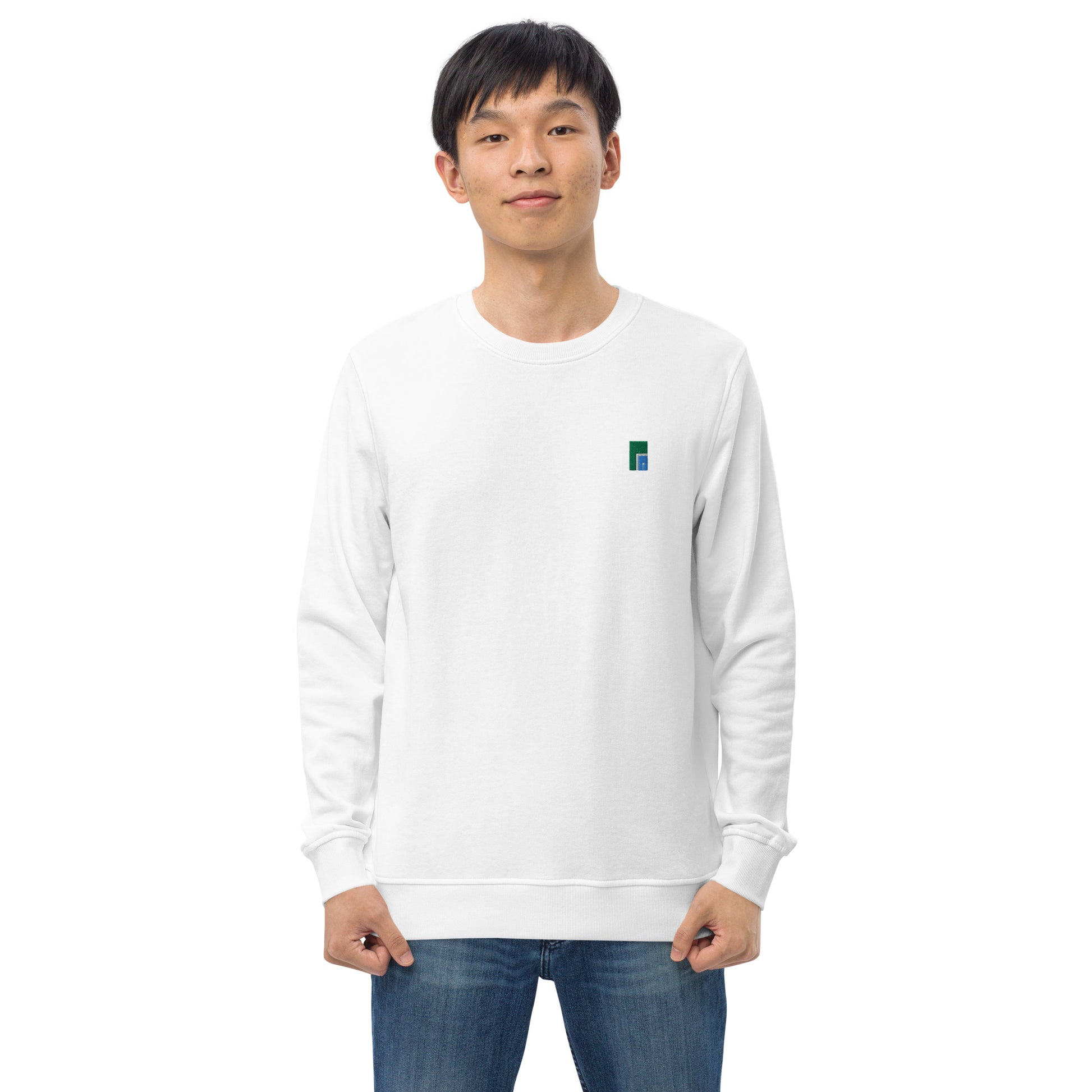 organic white sweater of canada tennis
